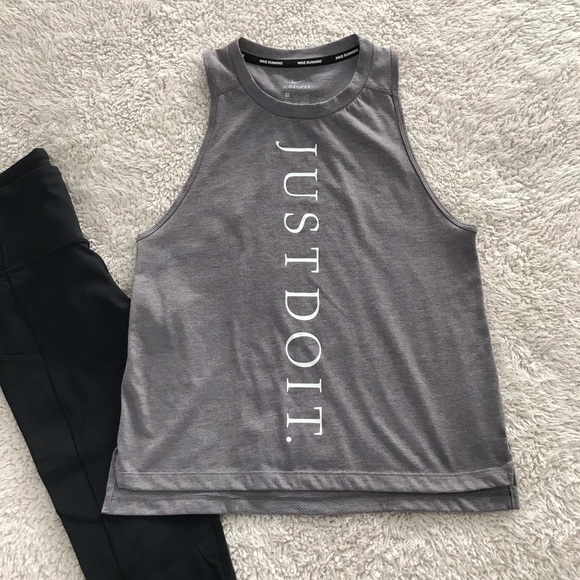 EUC Nike Just Do It Miler Tank S - Picture 2 of 8